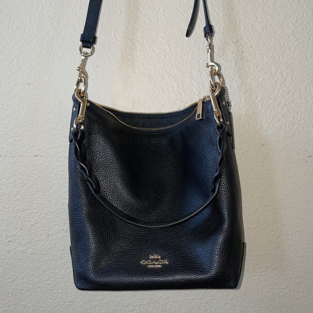 Coach Black Mini Bucket Cross Body Bag 🖤